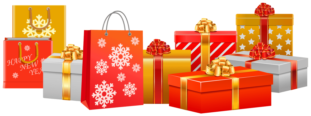 Christmas present ts clipart image