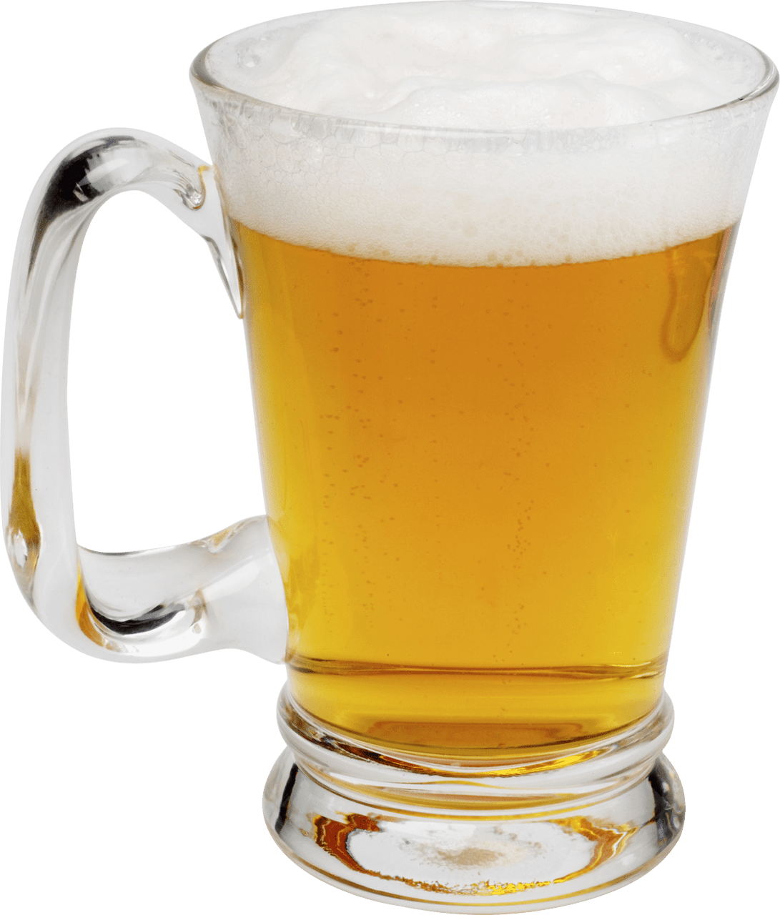 Beer in glass image for clipart