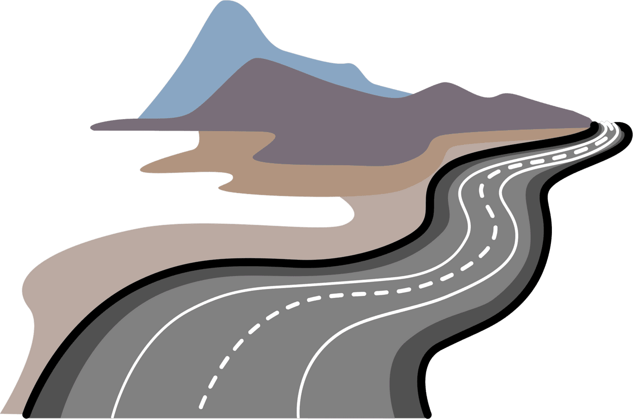 Road location in illustrator clipart clip art