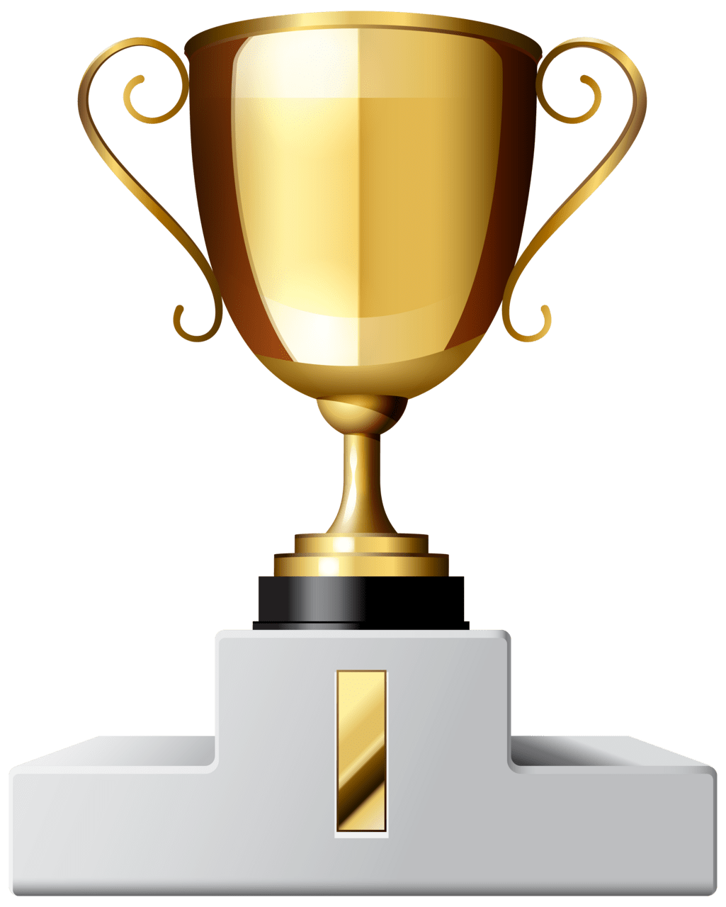 Trophy golden cup image for clipart