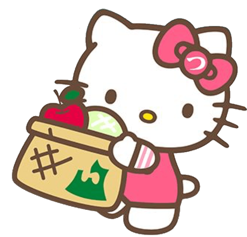 Hello kitty pin page clipart logo 6