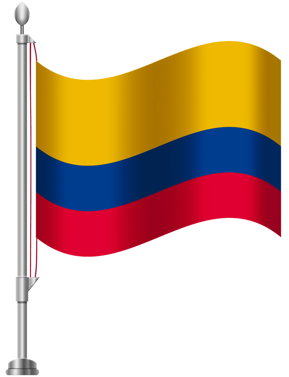 Colombia flag clipart image