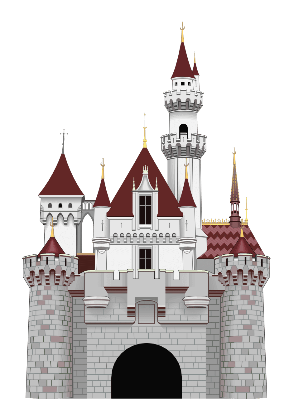 Castle clipart vector