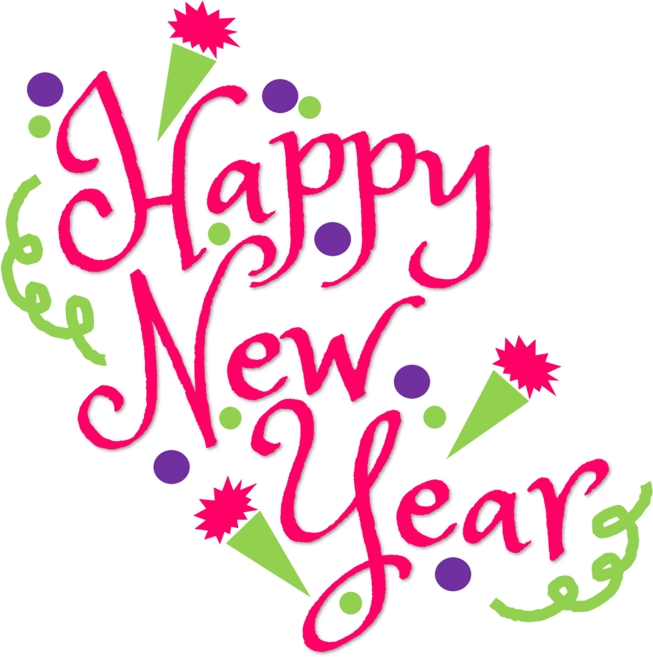 Happy new year clipart sign full size image