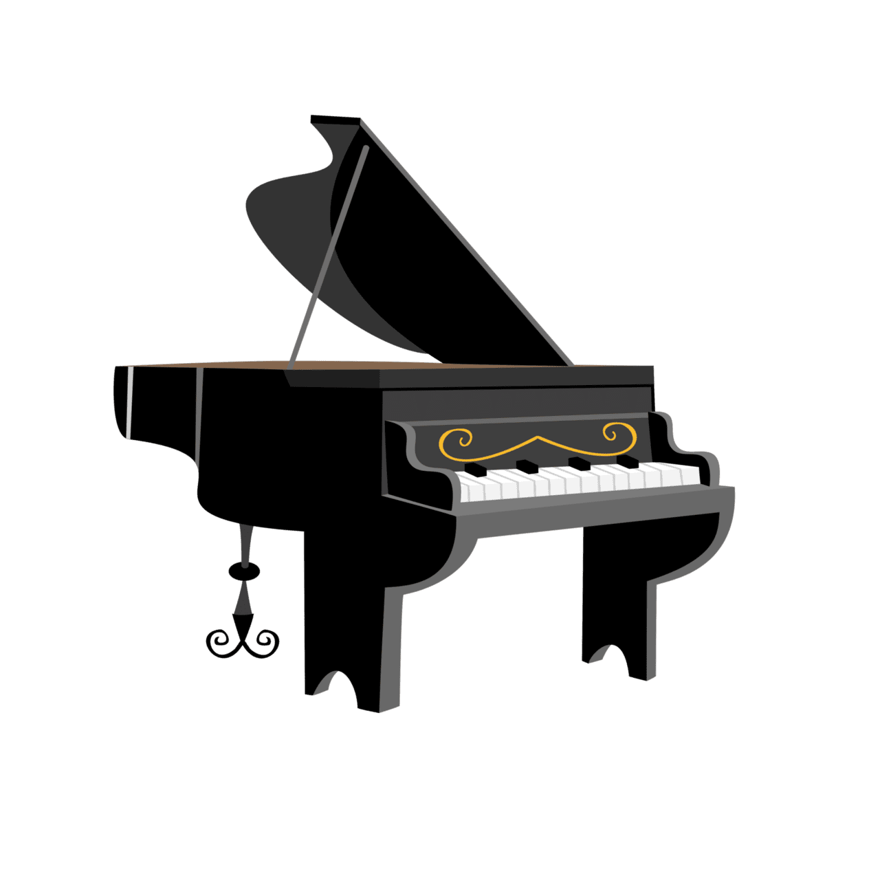 Grand piano by hotshex deviantart clipart clip art