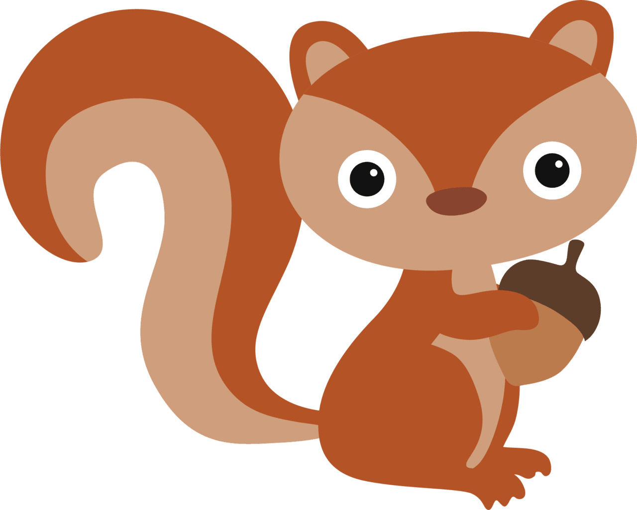 Squirrel pin page clipart picture