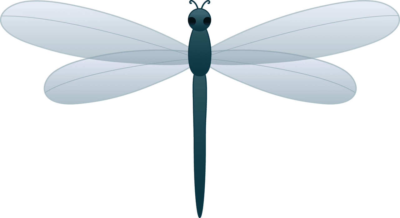 Dragonfly pin page clipart logo