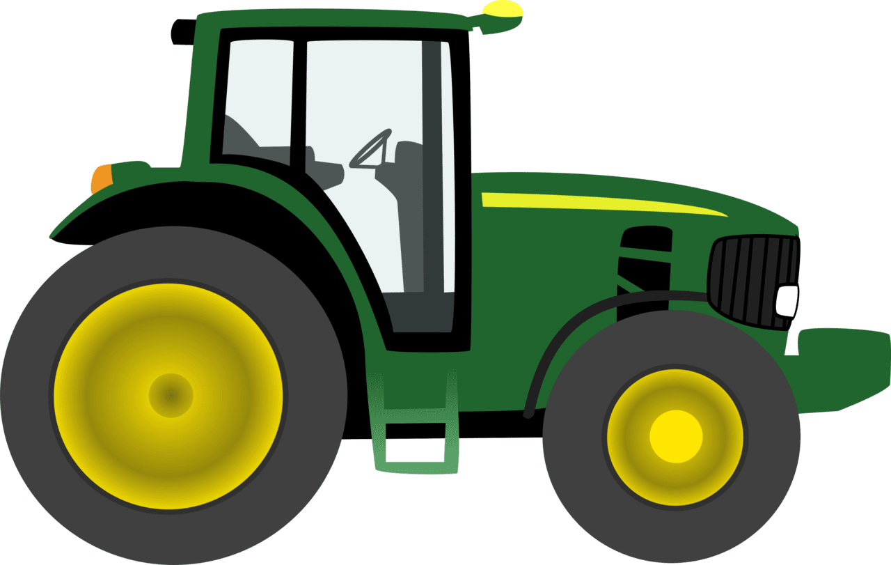 Farm tractor clipart logo 2