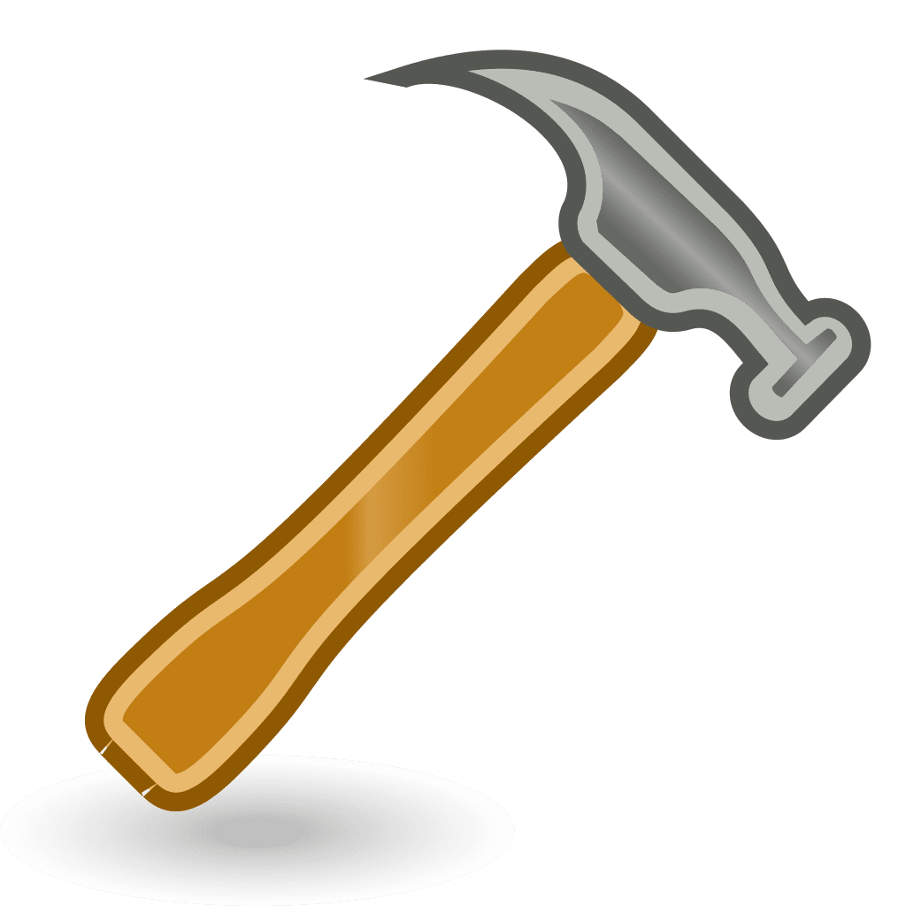 Tools hammer clipart transparent