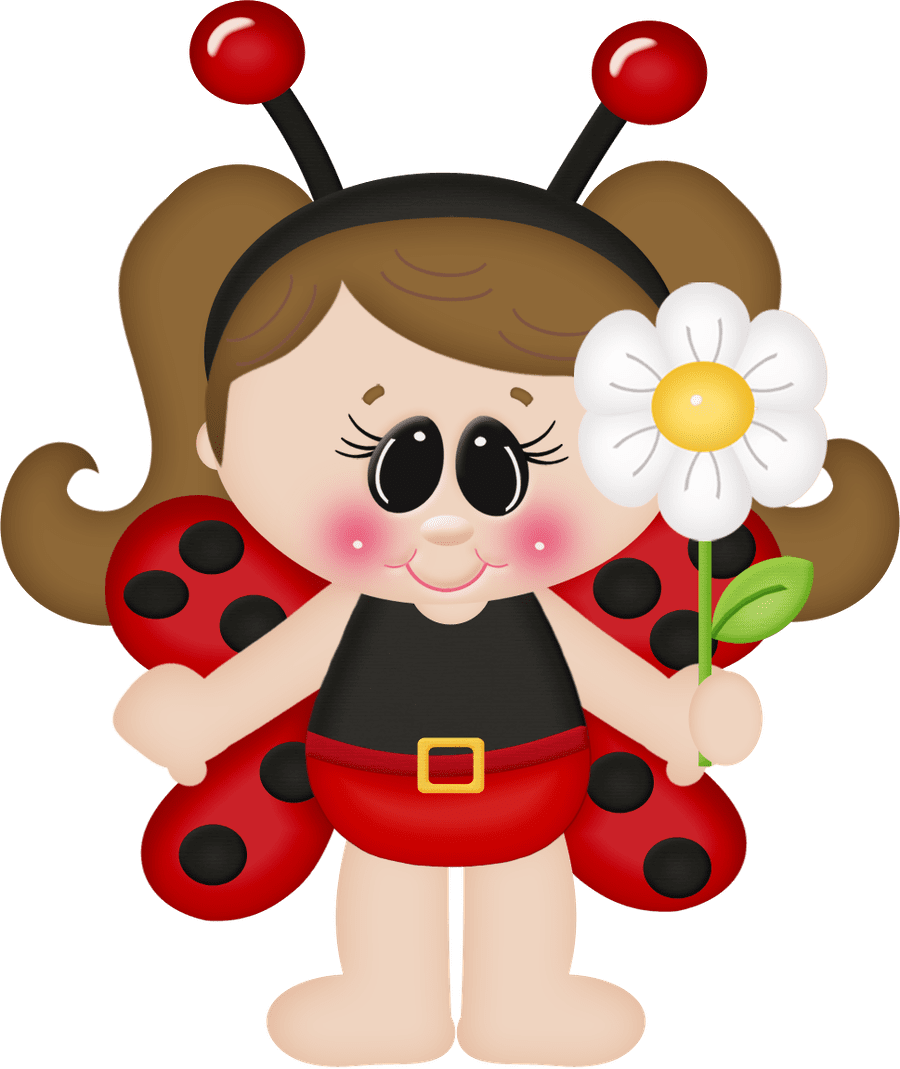 Ladybug pin page clipart background