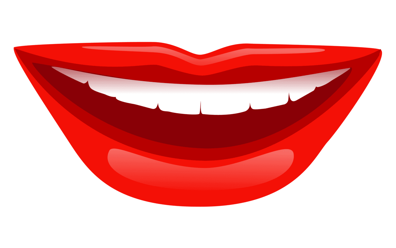 Teeth mouth smile clipart vector