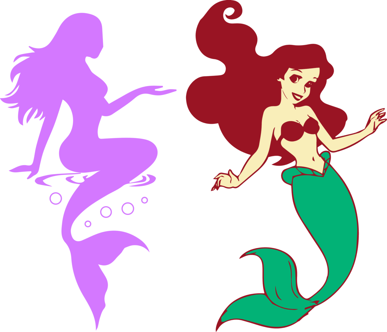 Mermaid ariel clipart clip art