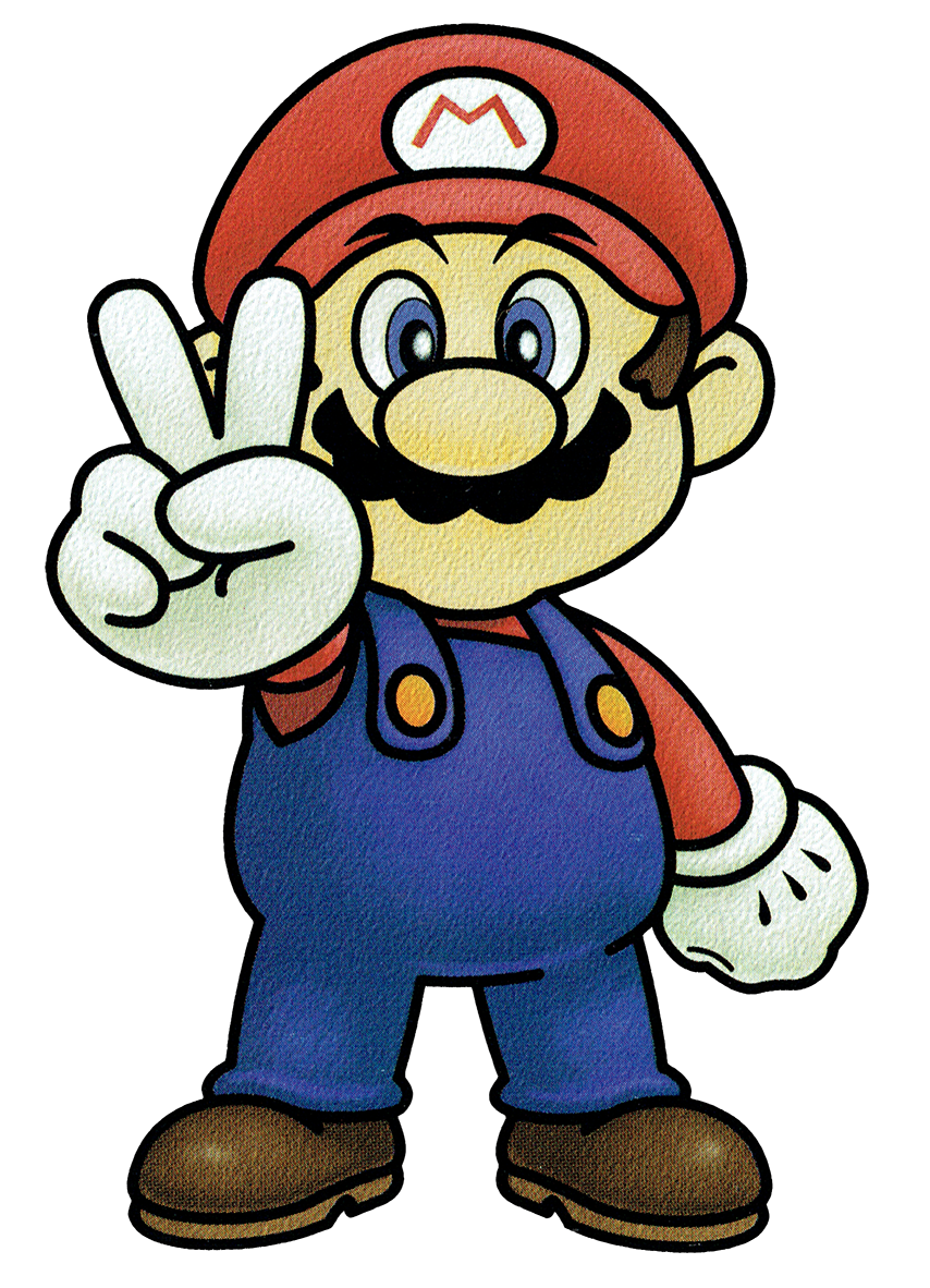 Mario pin page clipart transparent