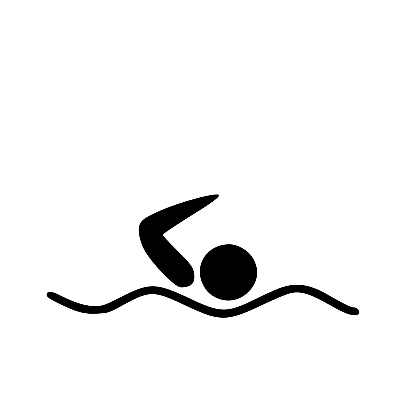 Swimming pin page clipart transparent