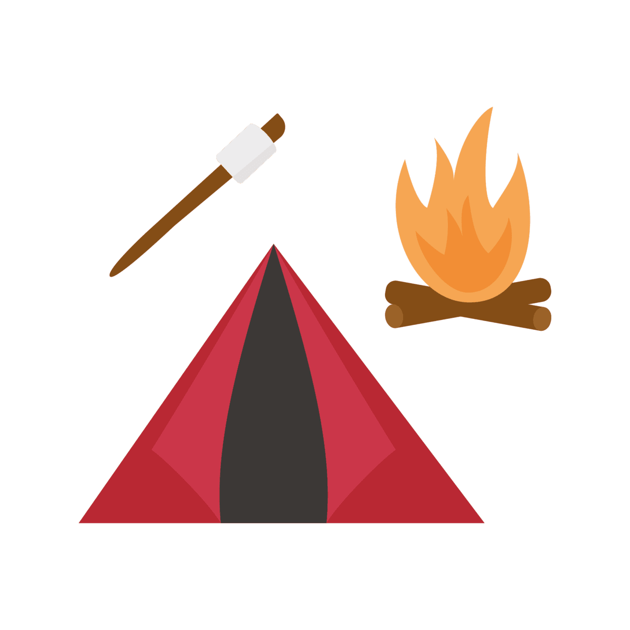 Campfire pin page clipart clip art