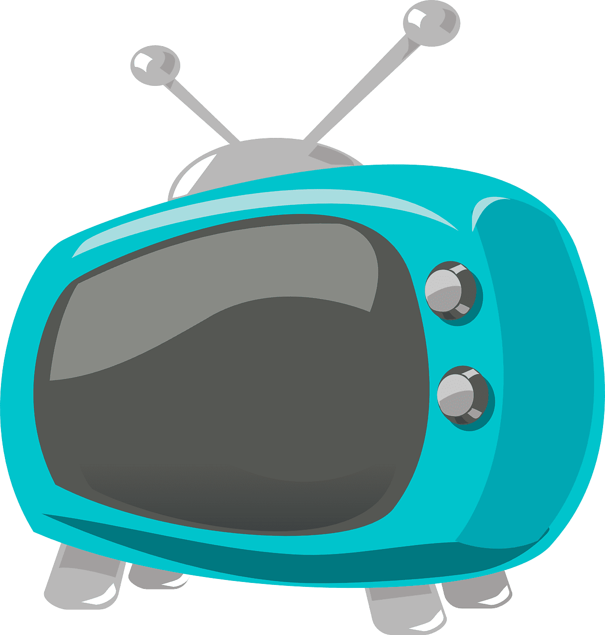 Television tv screen vector graphic clipart