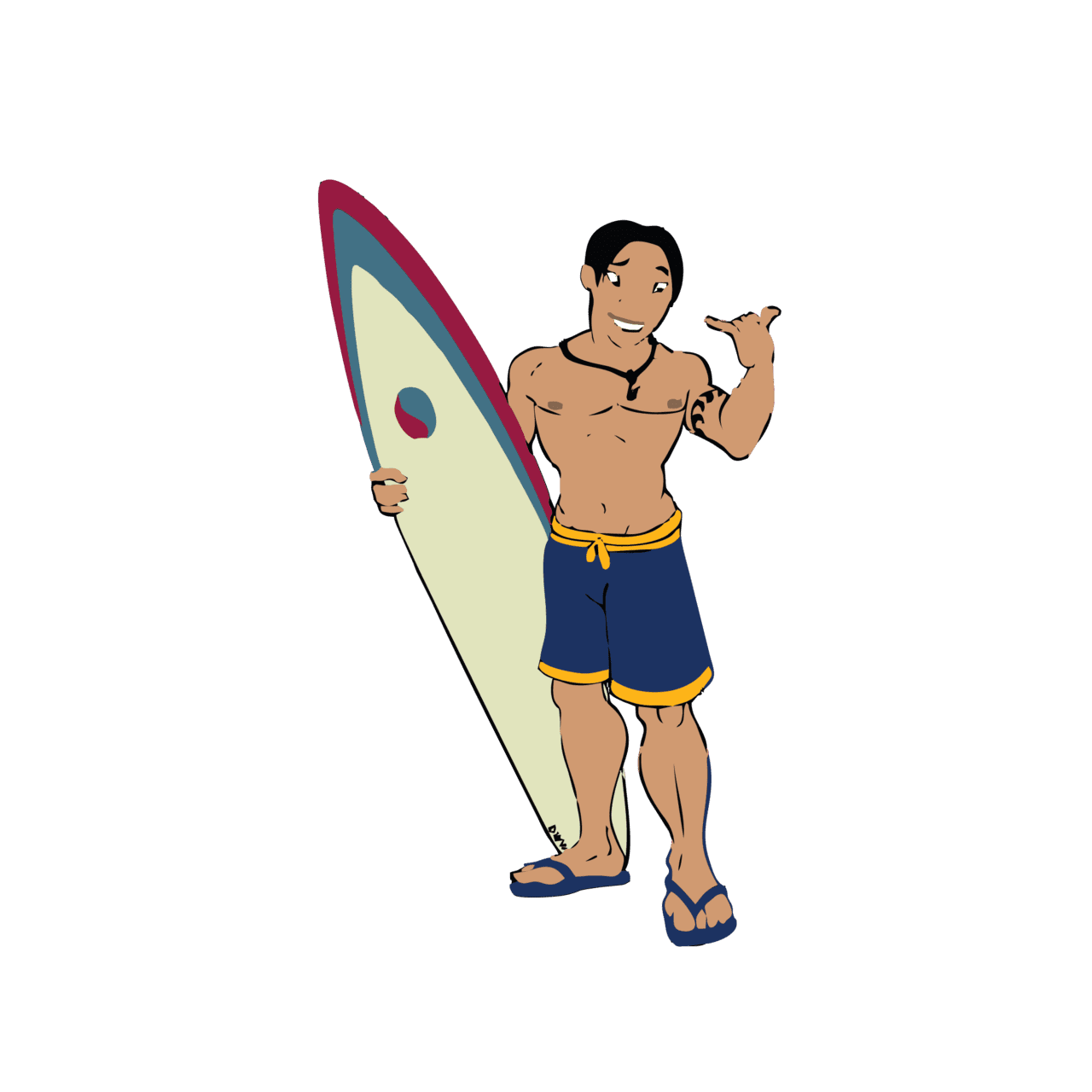 Surfboard lilo and stich clipart photo