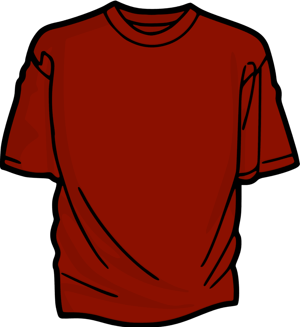 Clipart image red shirt id