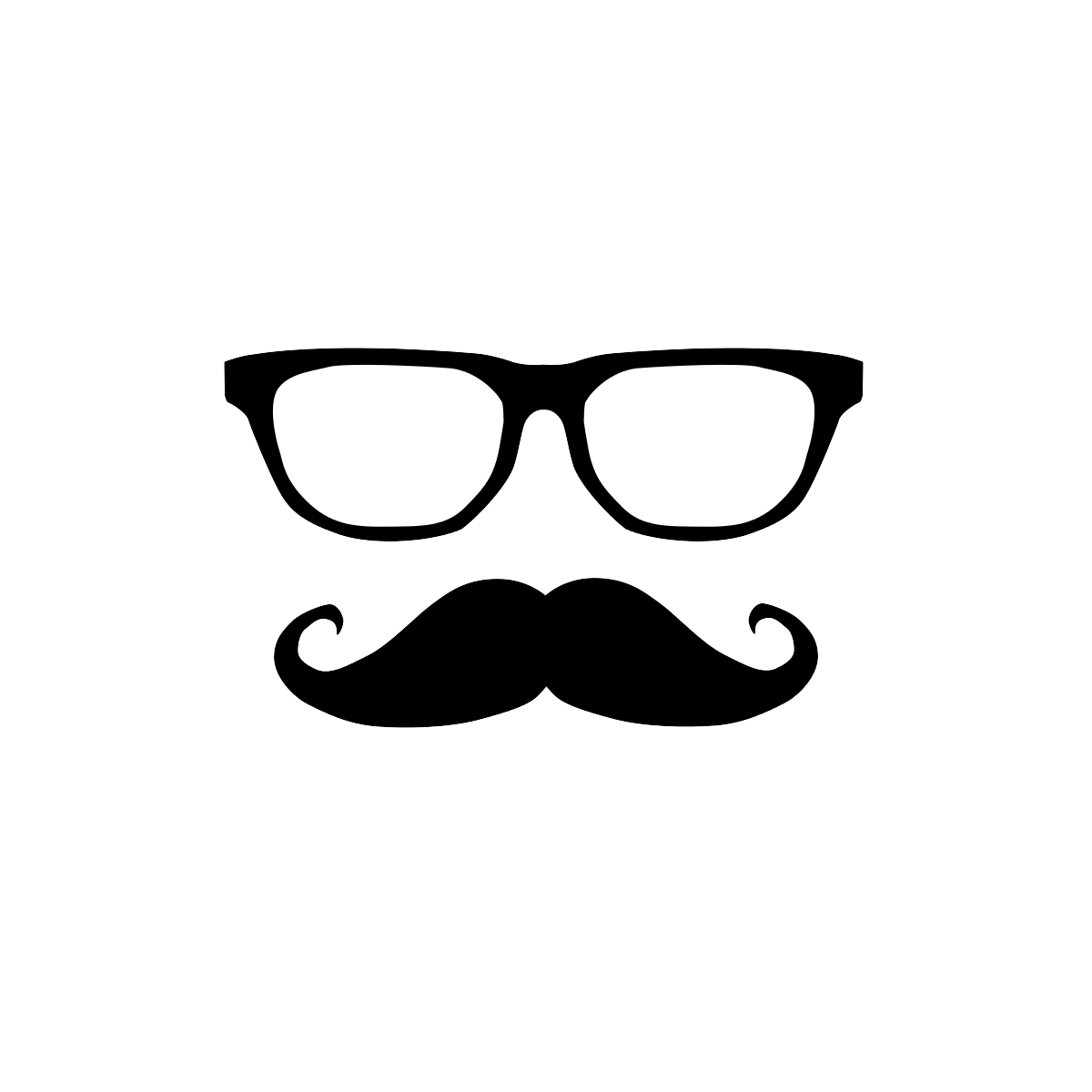 Mustache pin page clipart picture