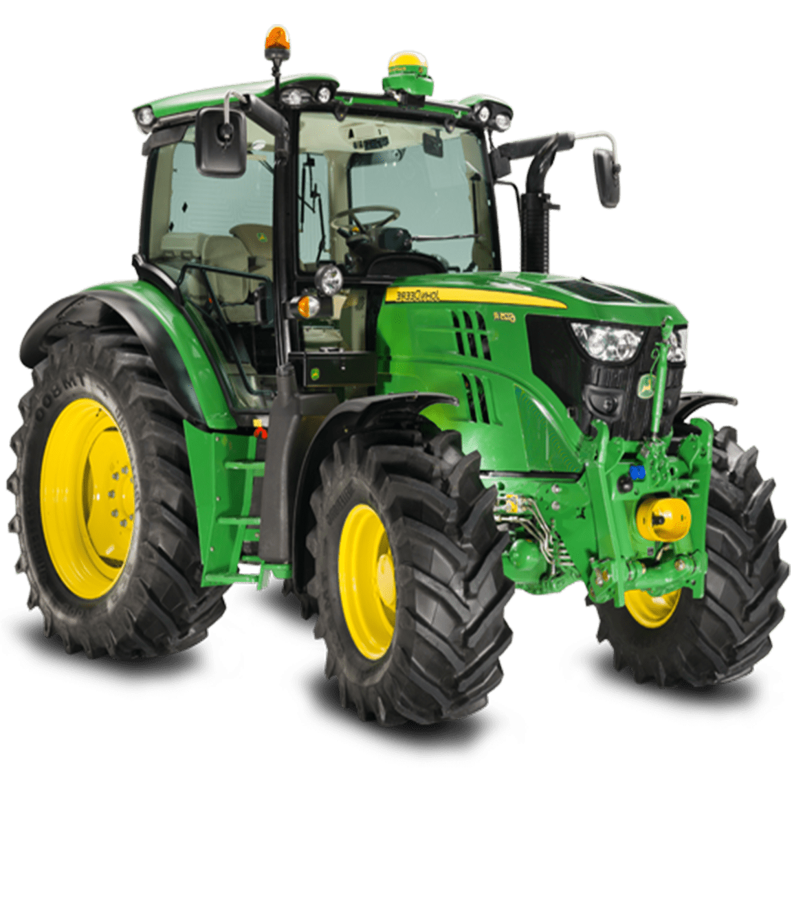 Green tractor clipart transparent