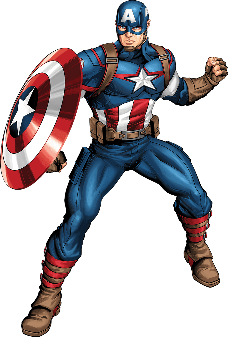 Superhero captain america clipart photo