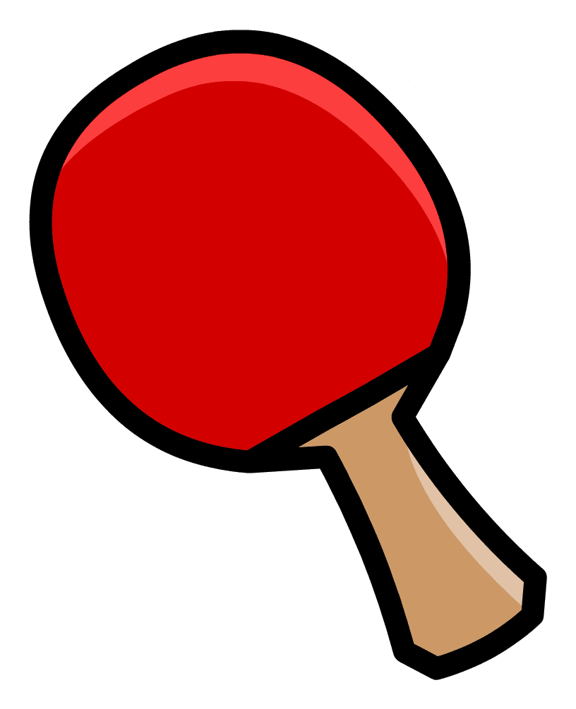 Sports ping pong clipart transparent