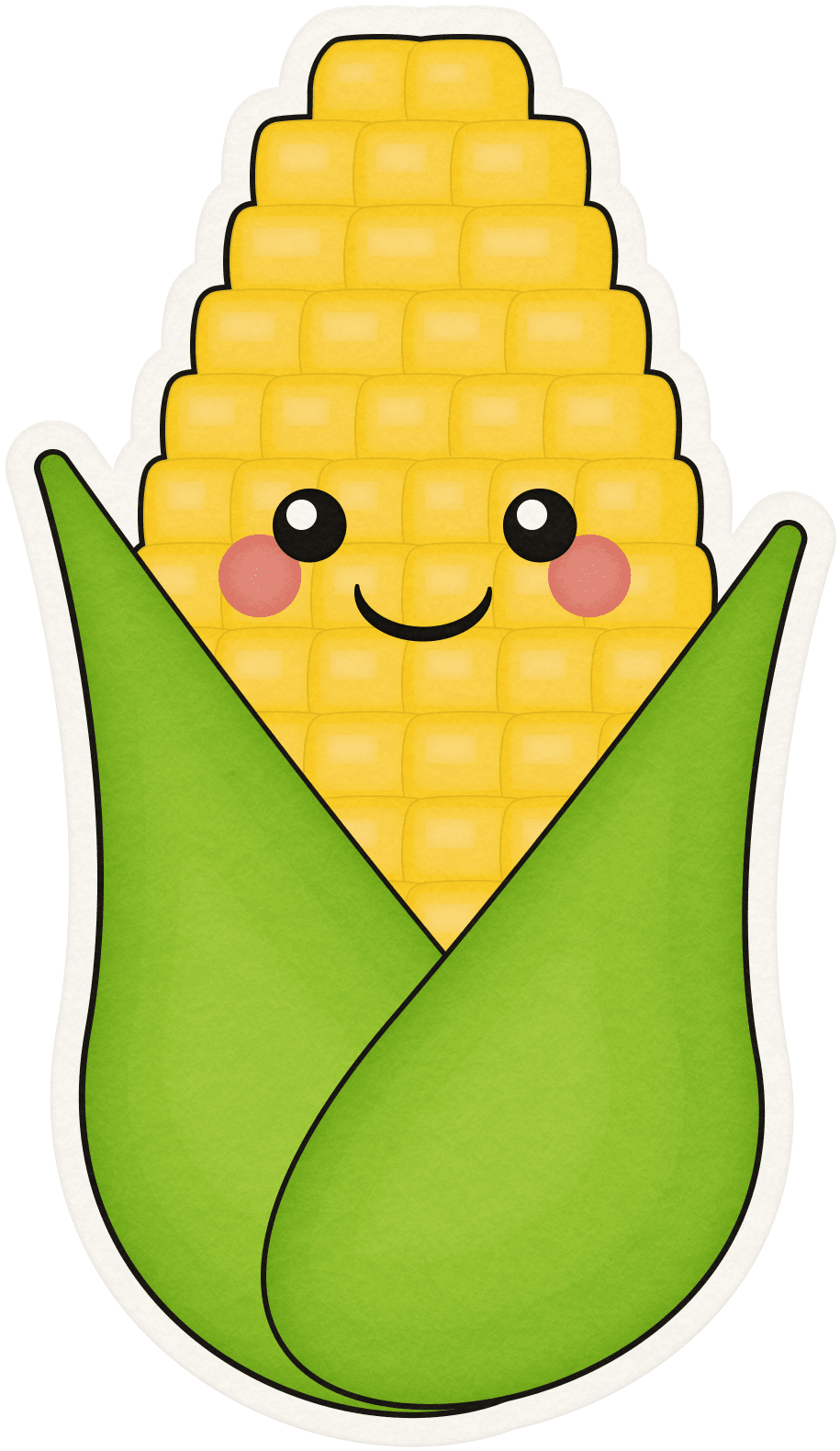 Corn pin page clipart background 2