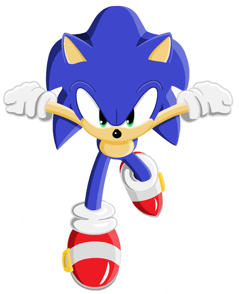 Sonic running by bluexbabex deviantart clipart image