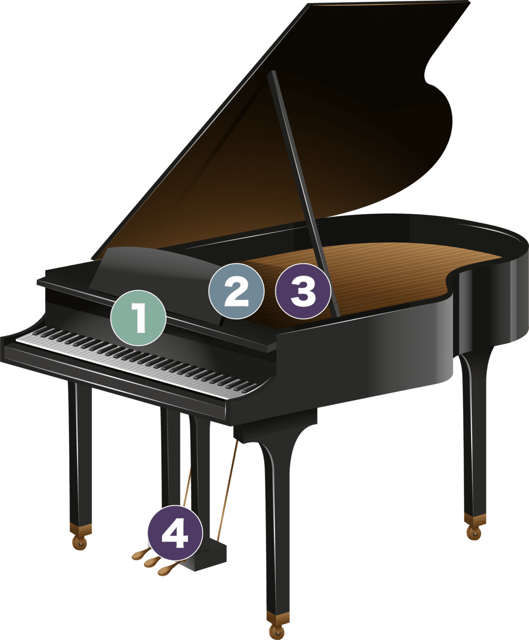 Buy piano beyond center clipart logo