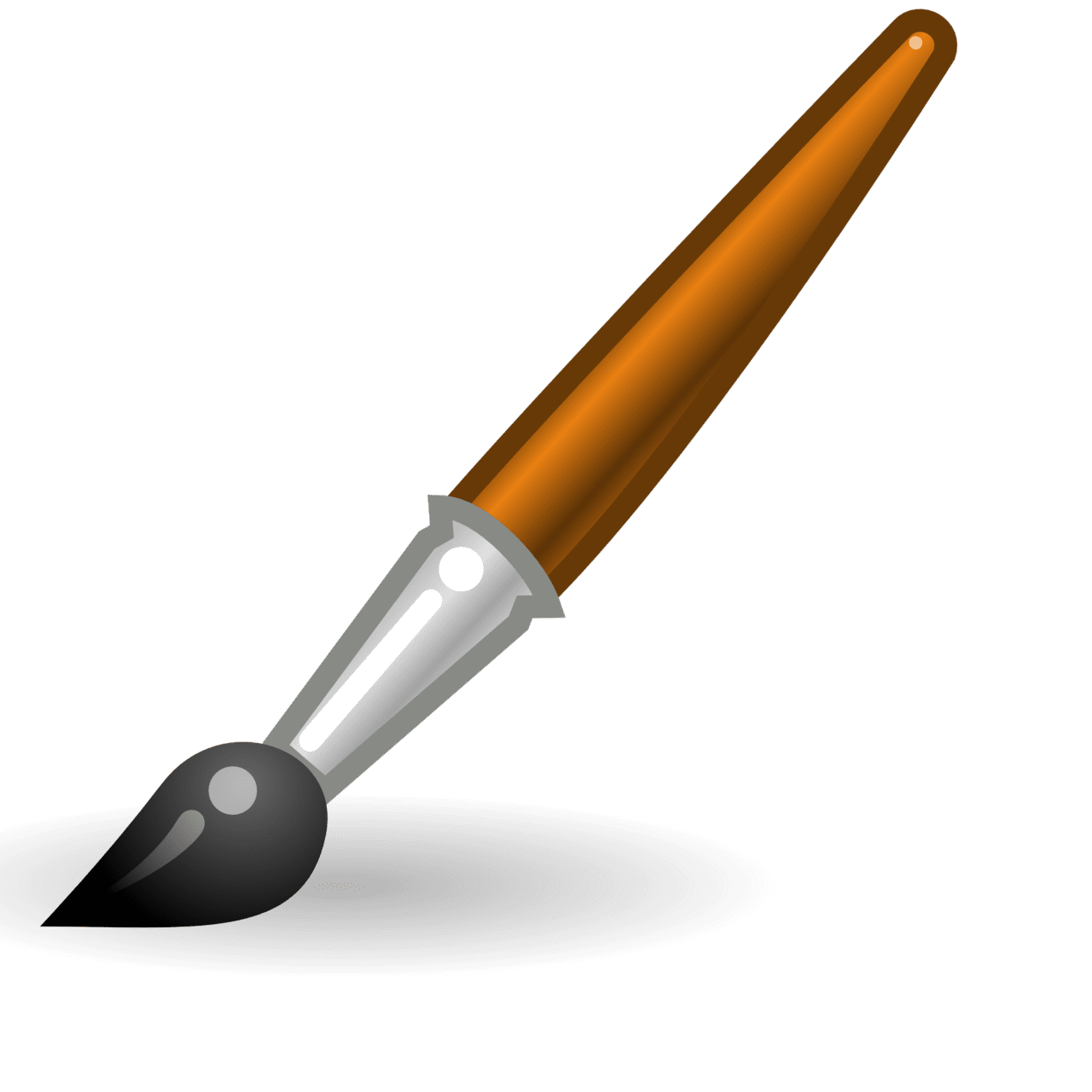 Paintbrush paint brush clipart logo 2