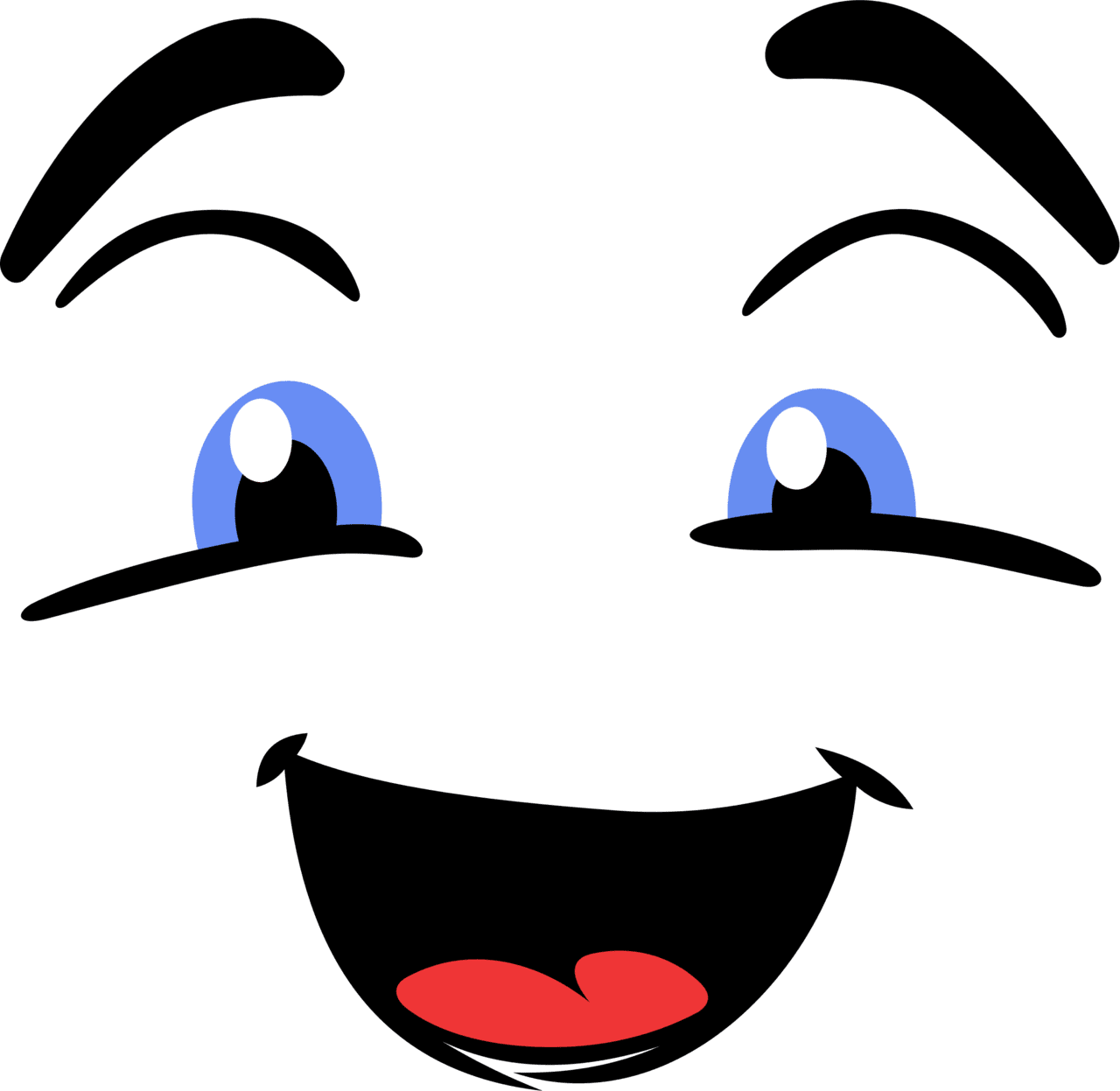 Large happy face vector clipart image photo cc images