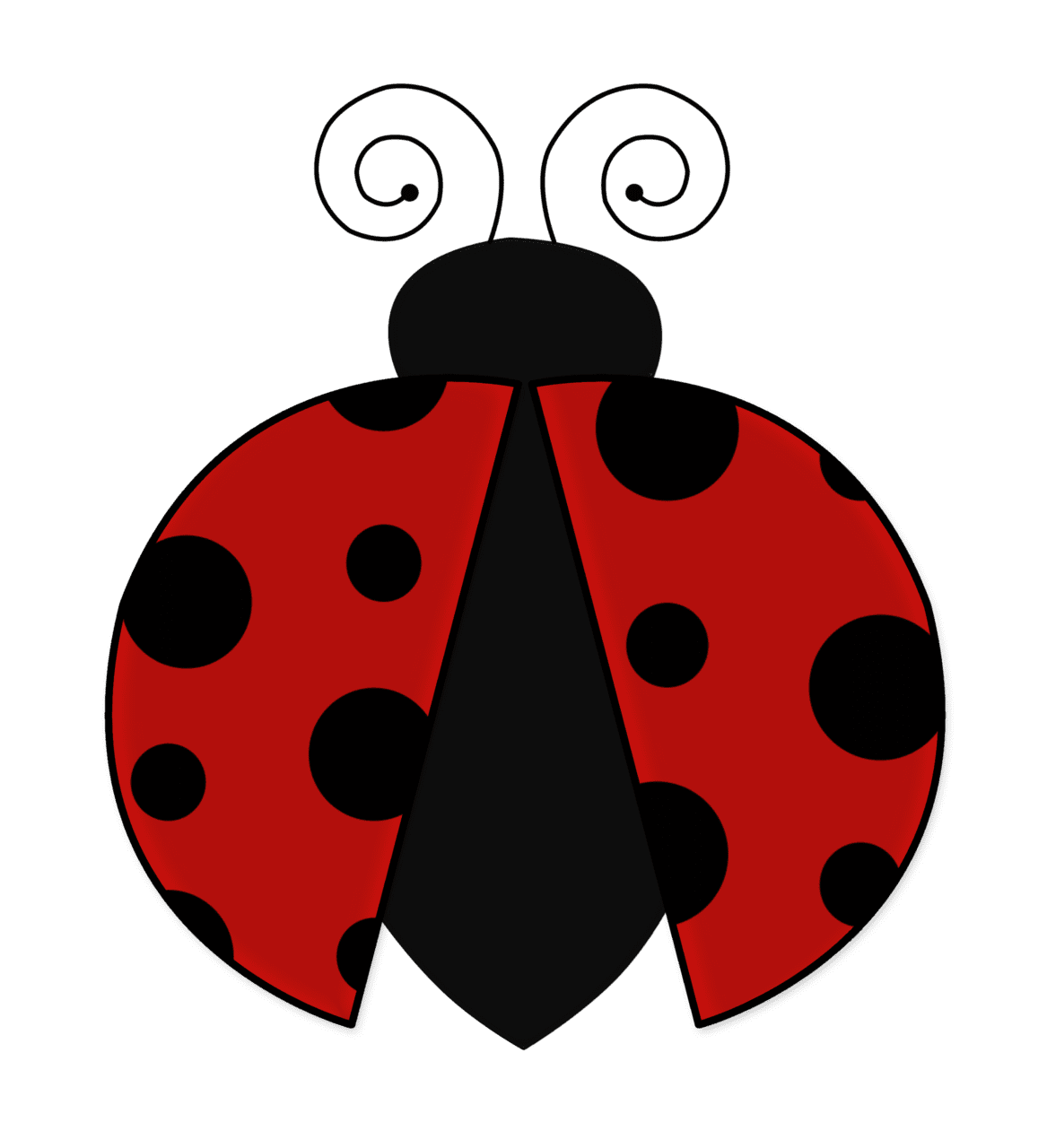 Ladybug pin page clipart clip art 3