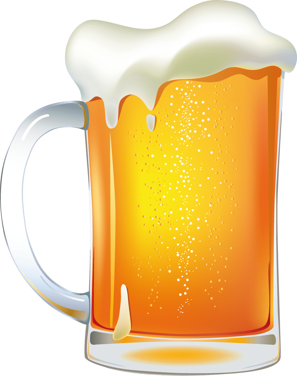 Glass of beer clipart image