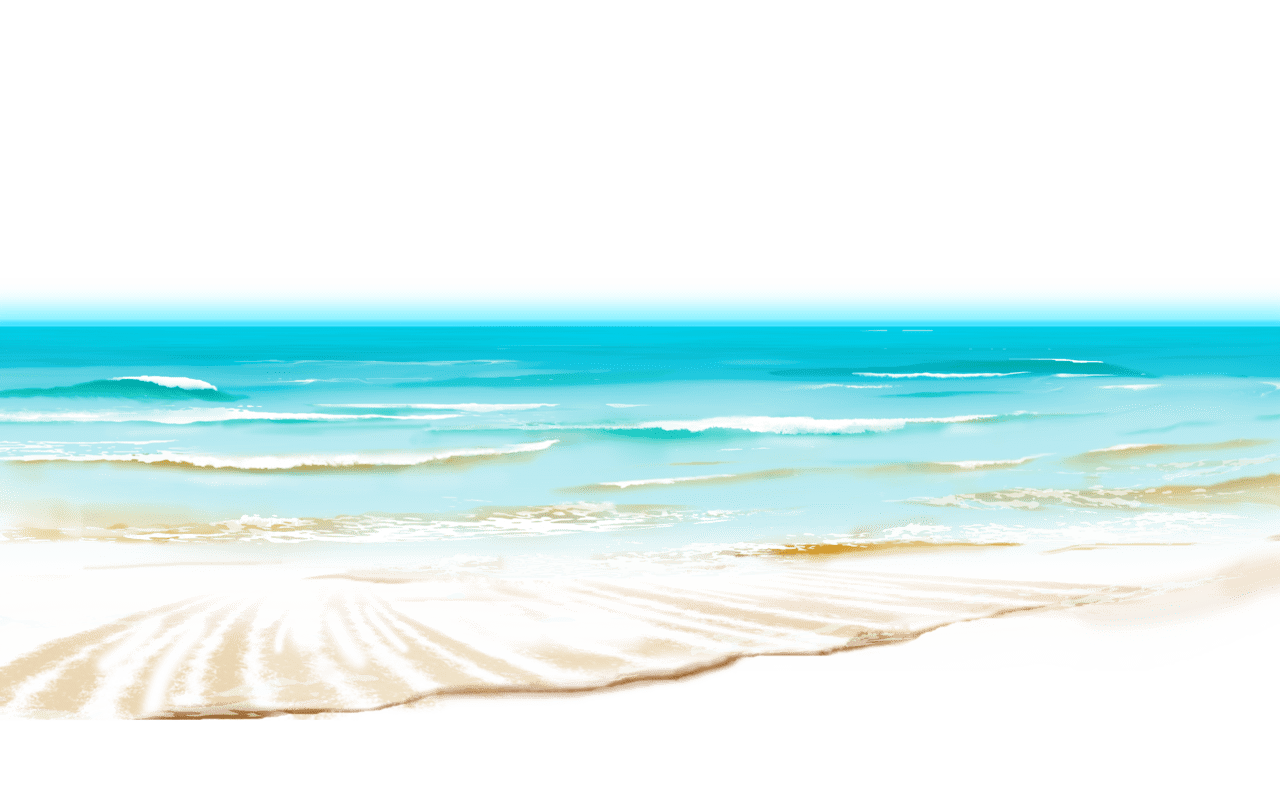 Ocean sea beach ground clipart vector