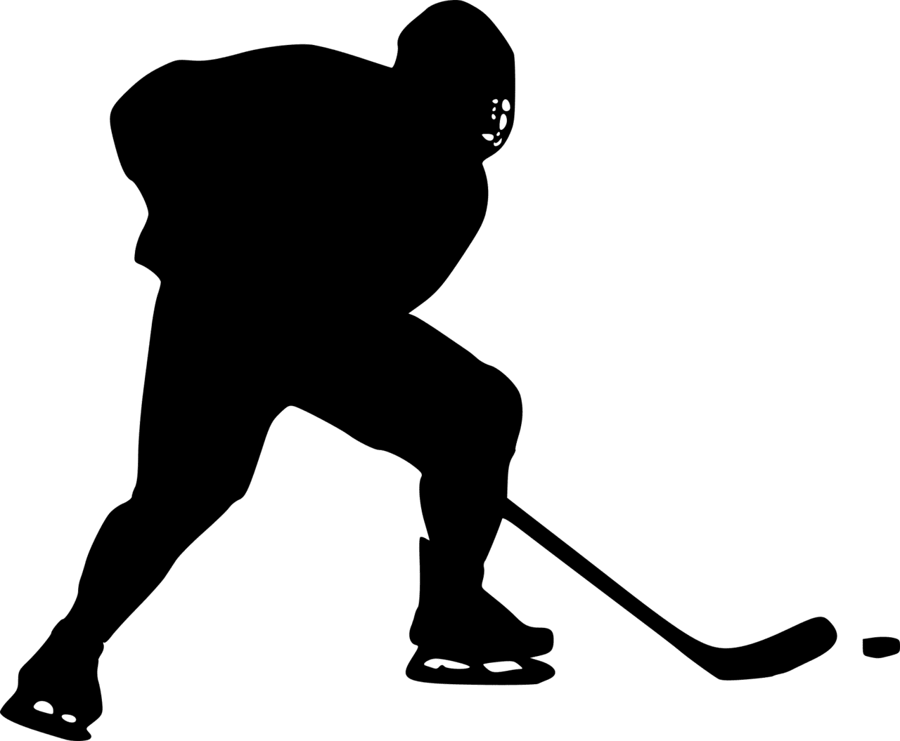 Image hockey clipart black and white with no background