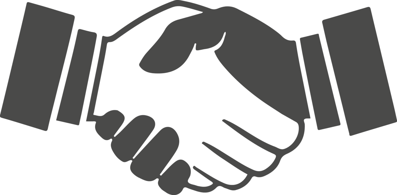 Handshake hands shaking library hand shake clipart image with no background