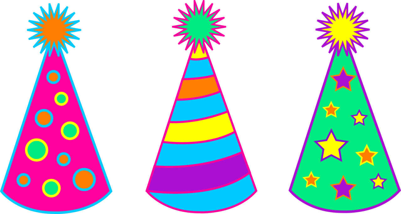 Celebration birthday party hat clipart photo