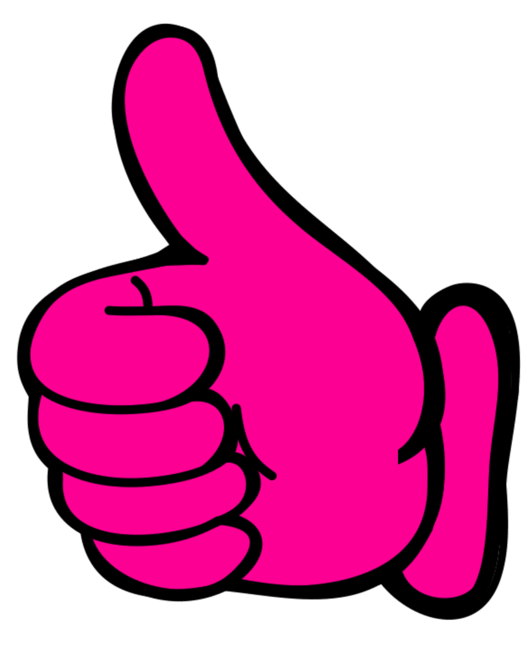 Thumbs up page clipart background