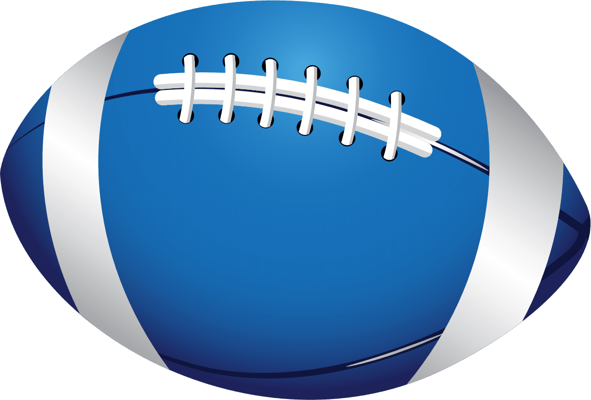 Rugby ball clipart picture