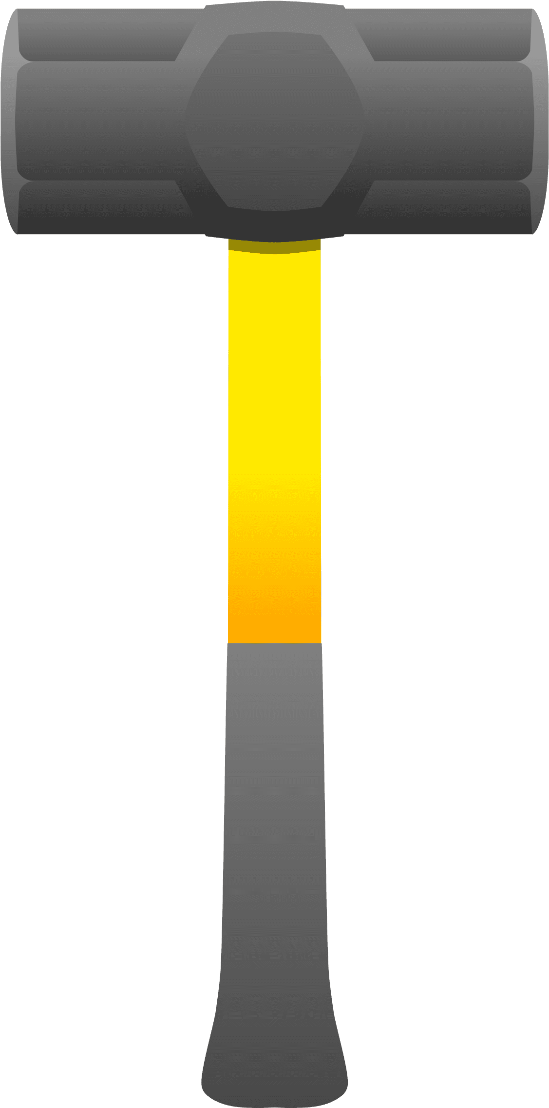 Sledge hammer clipart image with no background