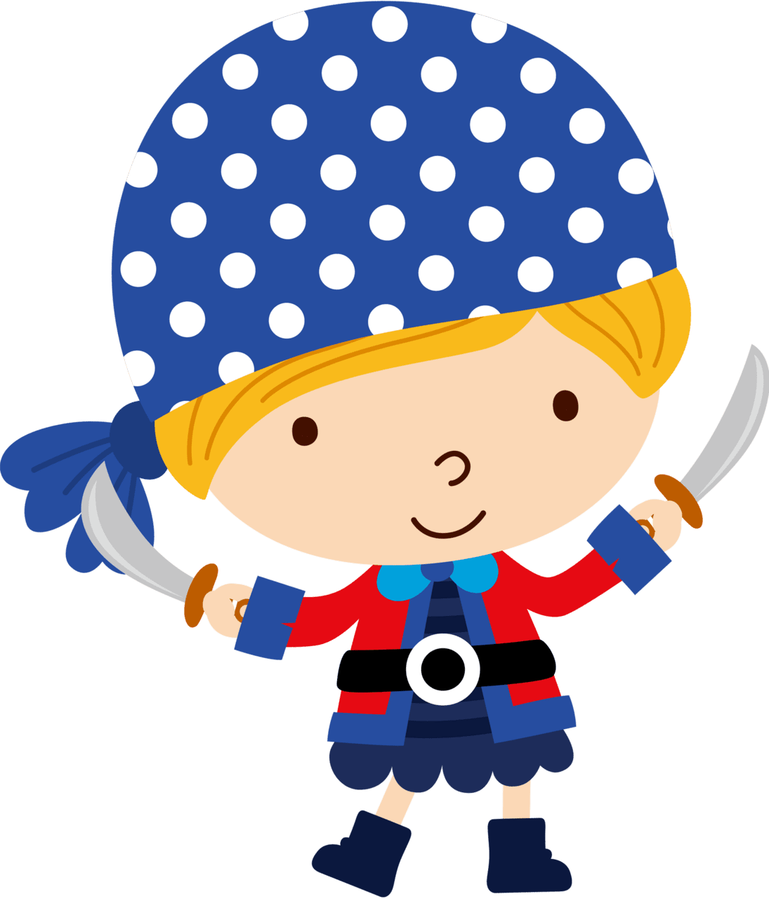 Pirate pin page clipart picture