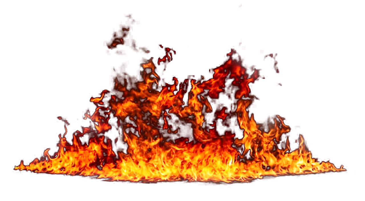 Explosion fire flame image for clipart