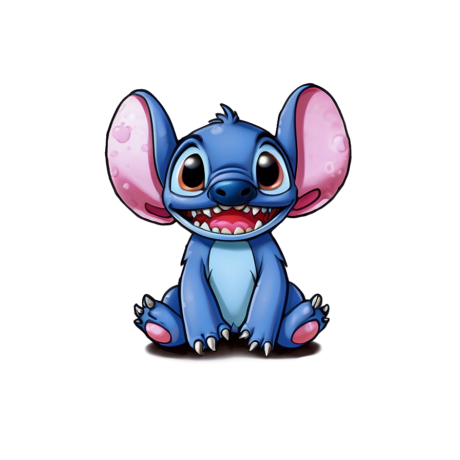 Cute stitch clipart logo