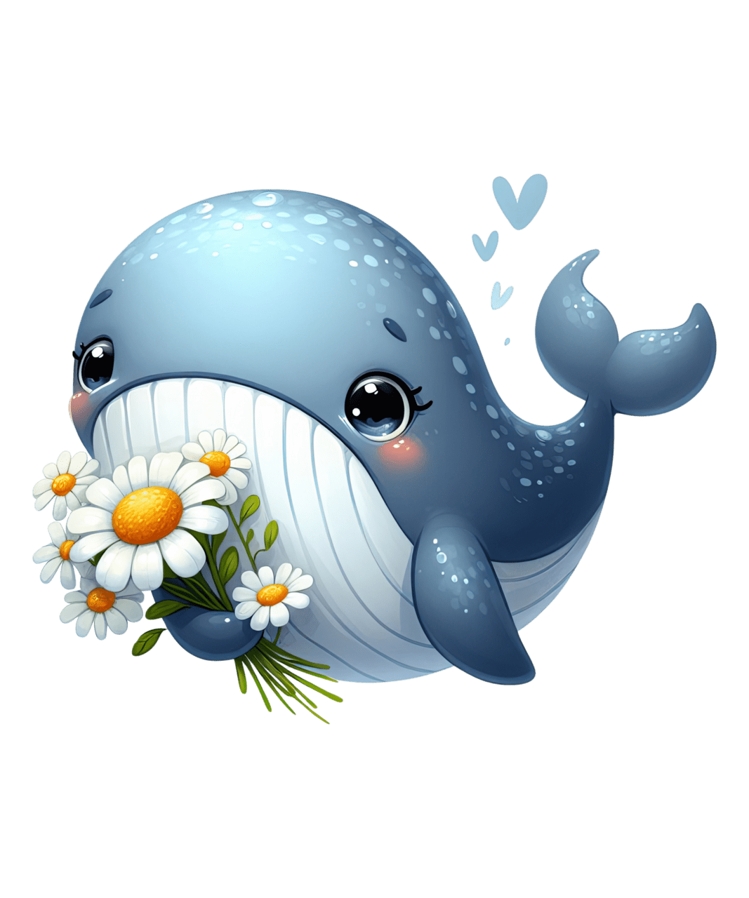 Whale pin page clipart background 4