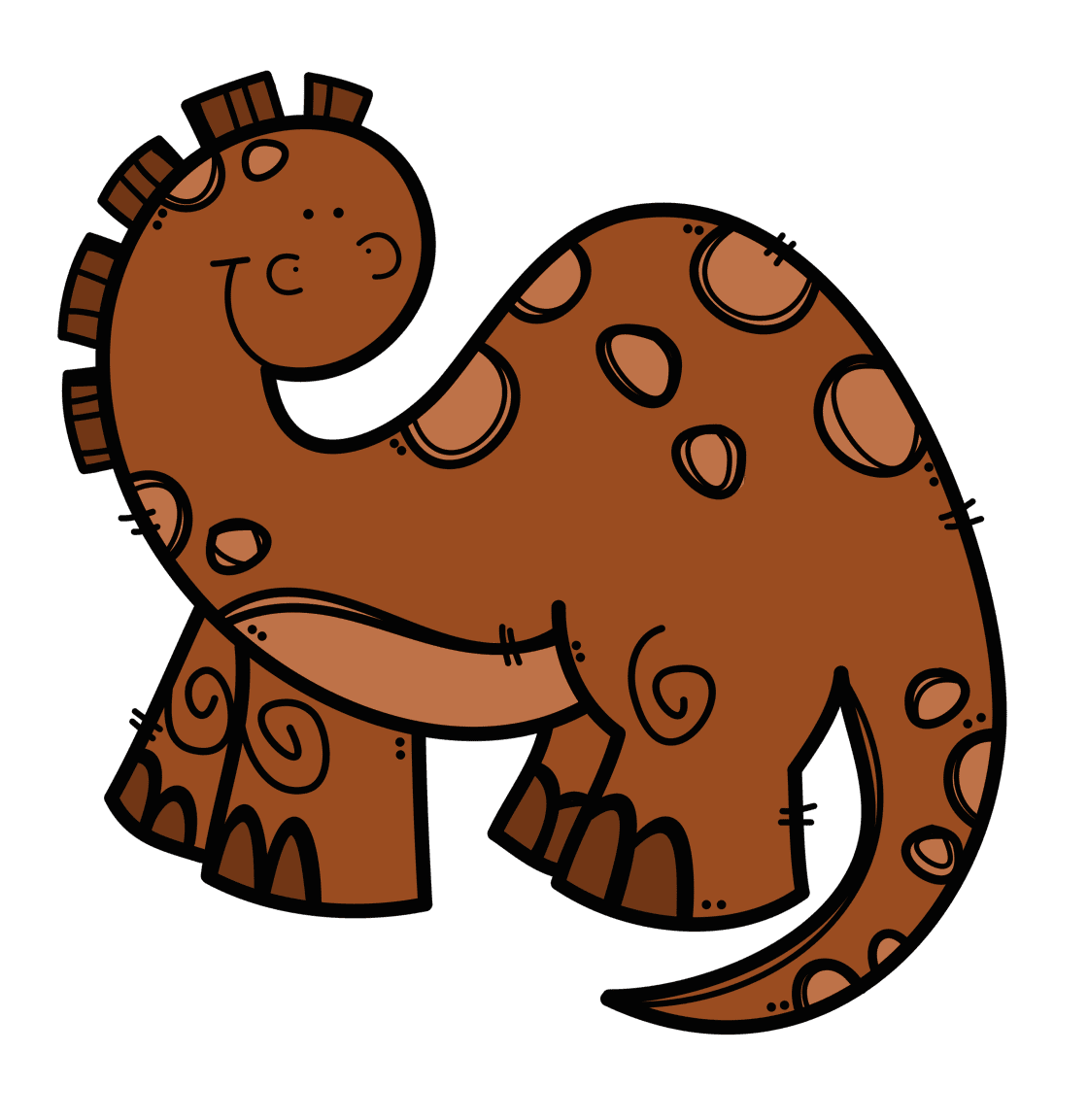 Dino pin page clipart clip art 4