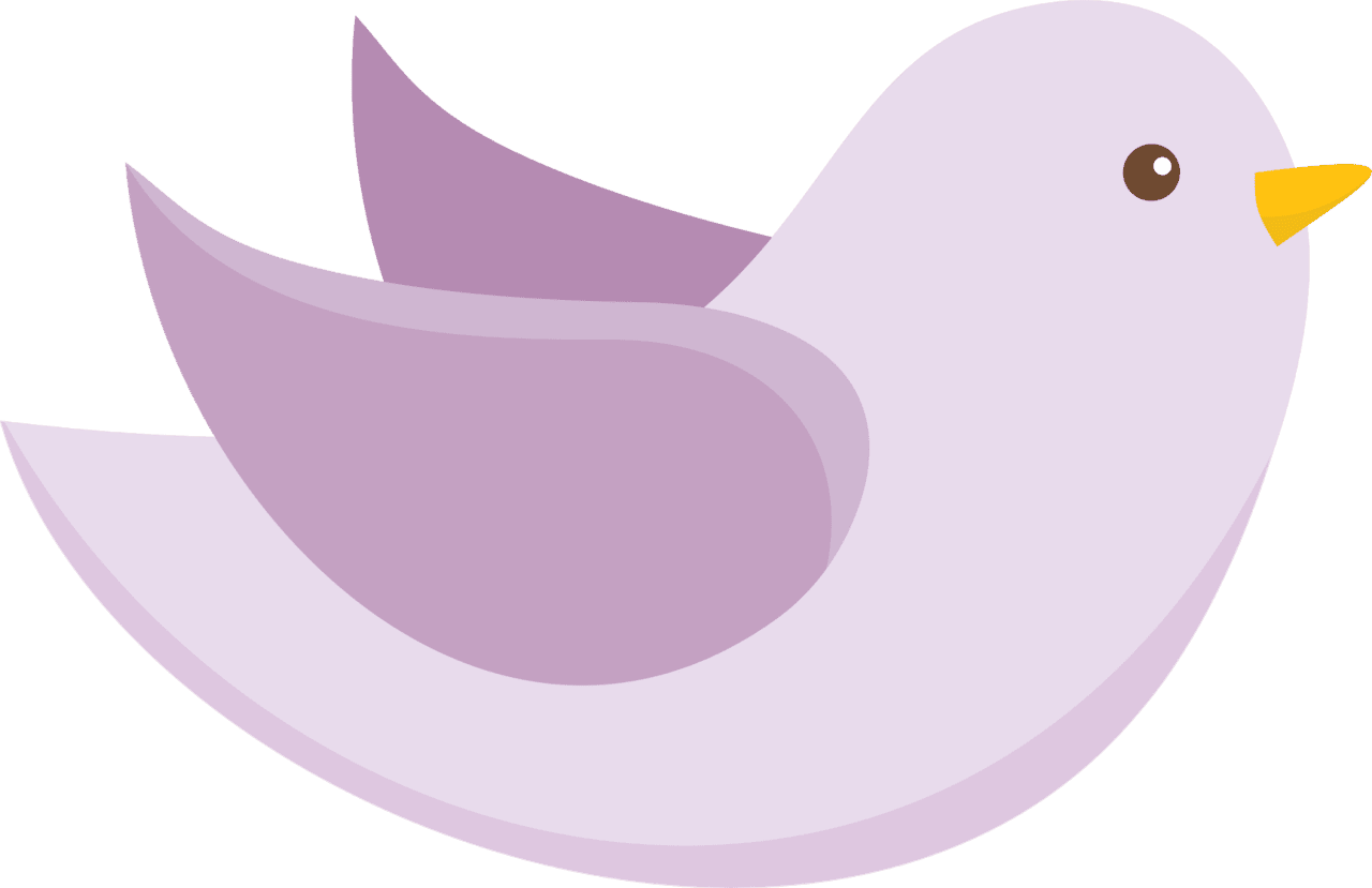 Dove pin page clipart transparent