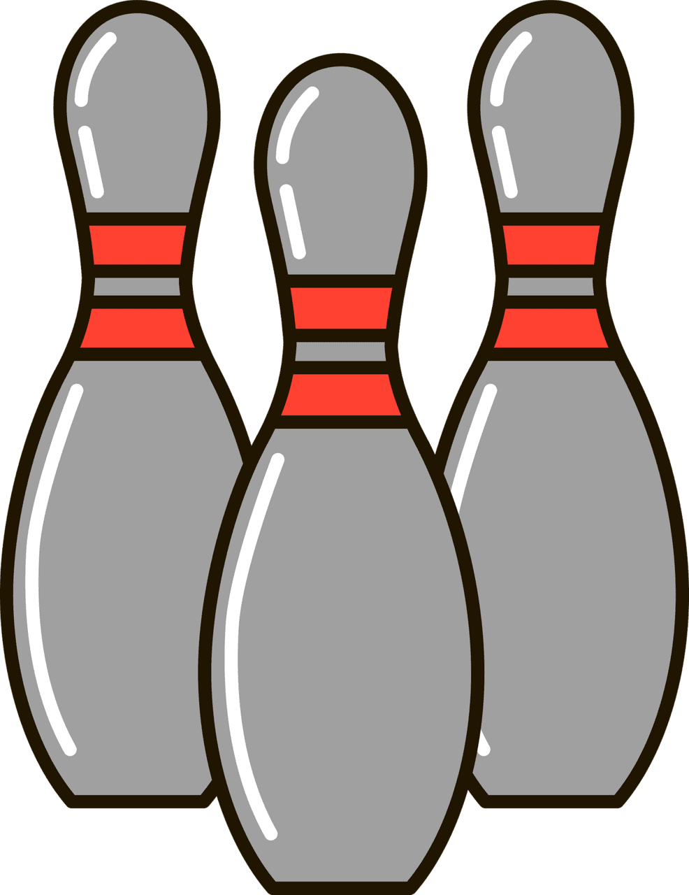 Bowling skittles clipart images