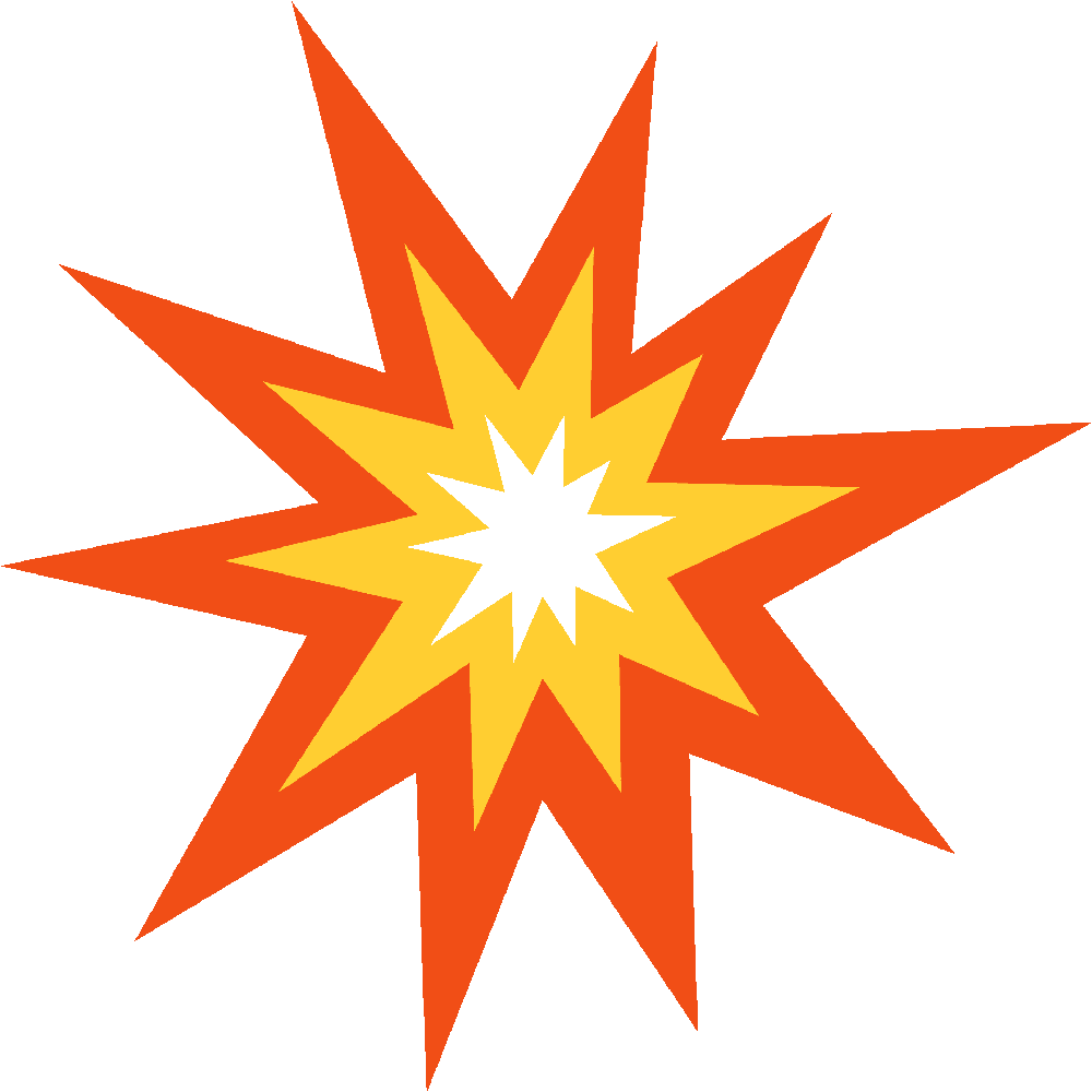 Explosion collision emoji images hd photo clipart