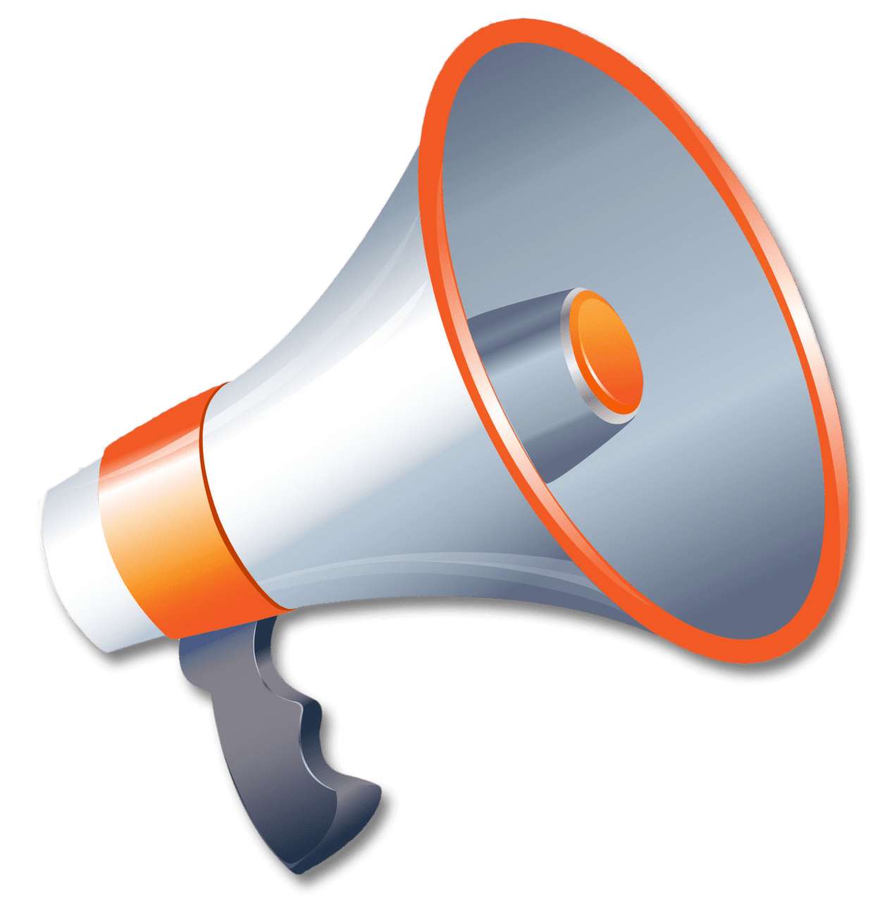 Megaphone speaking presenting keep in mind clipart photo