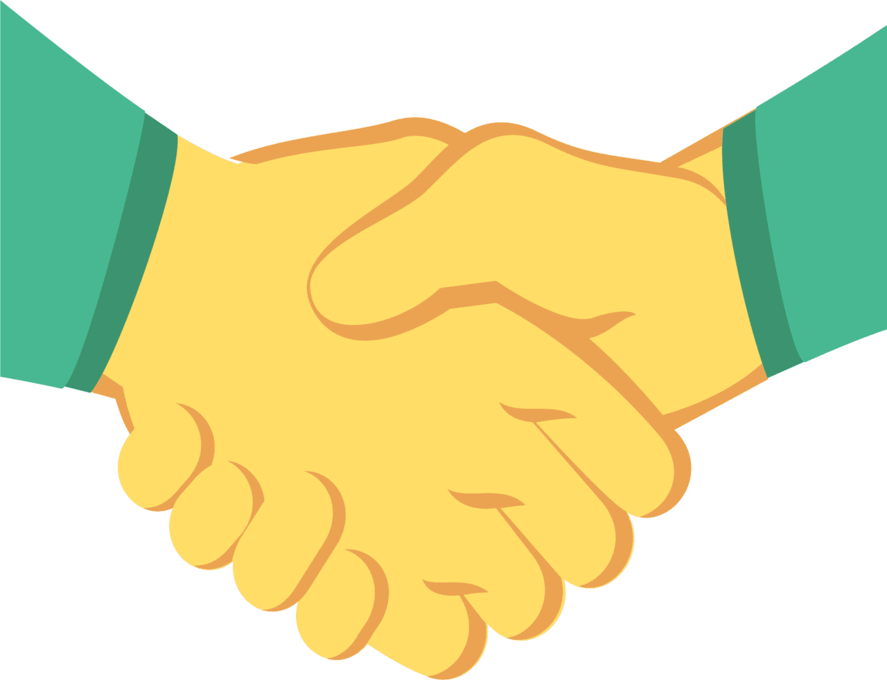 Handshake emoji for clipart free